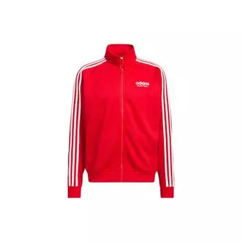 Adidas Select Логотип Принт в полоску с воротником на молнии Быстросохнущая спортивная куртка Мужская куртка Светло-малиновая IC2414 L