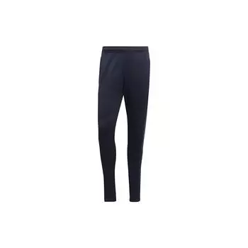 Adidas Штаны для бега Tiro Joggers с тремя полосками и логотипом, эластичный пояс, зауженные книзу, мужские брюки чернильно-синего цвета IM2901 XL
