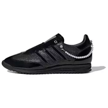 Adidas SL72 OG черные лакированные жемчужины женские кроссовки Core-черный серебристо-металлический JQ2615 36