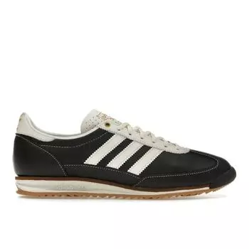 adidas SL 72 Core черная кожа (Женский) Женские кроссовки Off-White Gum JI3968 41