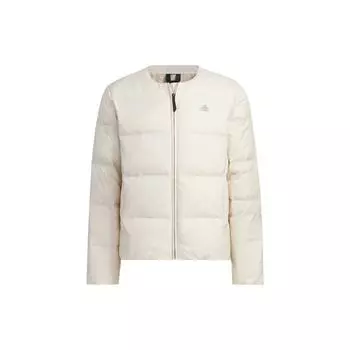 Adidas Slim Fit однотонная цветочная куртка на молнии с круглым вырезом мужская куртка белая IT8750 L