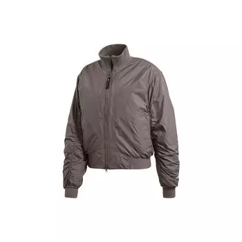 Adidas SMC однотонная спортивная куртка на молнии для женщин, серые куртки FK9679 M