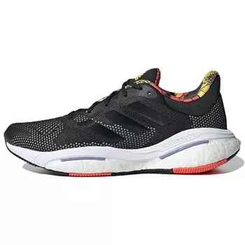 adidas SolarGlide 5 Black Floral Женские кроссовки Core-Black Solar-Red GX5512 40