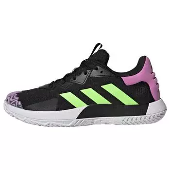 Adidas SoleMatch Control Black Signal Green Мужские кроссовки Core-Black Pulse-Lilac GY4690 40