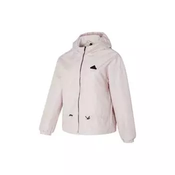 Adidas Solid Color Logo Повседневная спортивная куртка Женские куртки Розовый IM8815 S