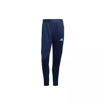Adidas Сплошной цвет с логотипом и полосками для джоггеров, мужские брюки, синий GH7134 L
