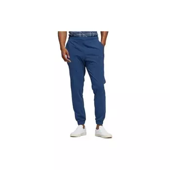 Adidas Solid Color Slim Fit Спортивные штаны с эластичными манжетами Мужские штаны Синие HG3670 S