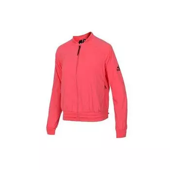 Adidas Сплошная спортивная куртка-ветровка, женские куртки розового цвета EH6493 L