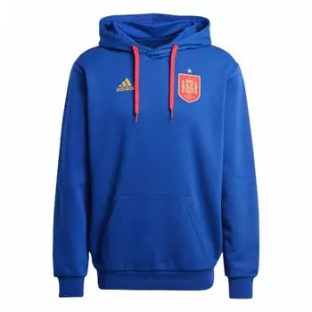 Adidas Испания ДНК Толстовка с капюшоном логотип вышитый свитер Мужские толстовки Синий IU2126 M