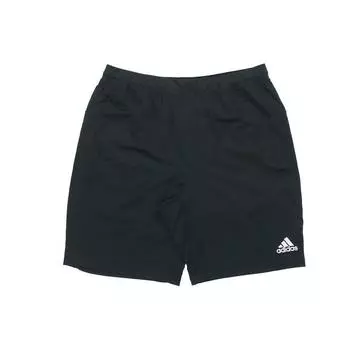 Adidas сплошной цвет логотип эластичный пояс спортивные повседневные шорты мужские шорты черные DU1556