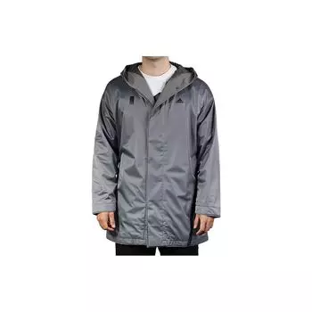 Adidas сплошной цвет повседневная свободная куртка с капюшоном мужская верхняя одежда серый FJ6762 L