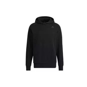 Adidas сплошной цвет пуловер с капюшоном мужские топы черный H39211 M