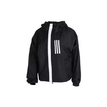 Adidas Спортивная куртка для бега с капюшоном Женская верхняя одежда Черный FH6664 M