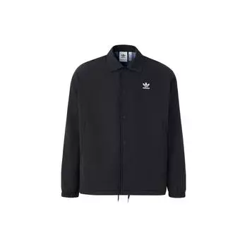 Adidas Спортивная куртка Originals Solid Logo Мужские куртки черного цвета IY5384 M