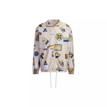 Куртка Adidas Neo Letter Print Track Jacket Unisex Outerwear Miracle-Grey Taupe-Brown IA6837 S