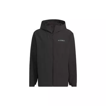 Adidas Спортивная куртка с капюшоном на флисовой подкладке из матового материала, мужская верхняя одежда, черная IL9011 XXL