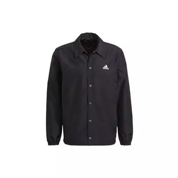 Adidas Спортивная куртка с отложным воротником и принтом на спине Мужская верхняя одежда Черный H61157 S