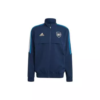 Adidas Спортивная куртка Slim Fit с принтом алфавита, мужская верхняя одежда, темно-синий HZ9989 XXL