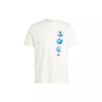 Adidas Спортивная одежда Change Through Sports Triple T-Shirt Мужская футболка бежевого цвета HY1347 XXL