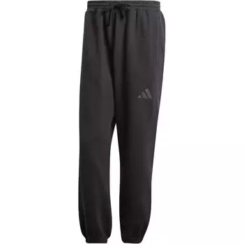 Adidas Спортивная одежда всесезонные универсальные свободные флисовые трикотажные джоггеры с манжетами мужские джоггеры черные IX1252 S
