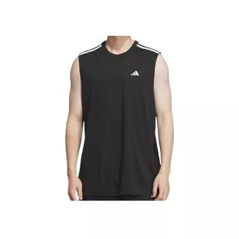 Adidas Спортивная повседневная майка в полоску для баскетбола для мужчин Топы Черный KE5906 XL