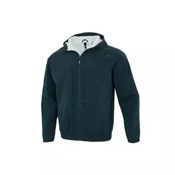 Adidas Спортивная повседневная тканая куртка с капюшоном Мужские куртки Павлино-зеленый H38401 XXL