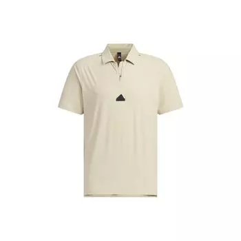 Adidas Спортивная рубашка поло с однотонным логотипом Cool Feeling Casual с коротким рукавом для мужчин, топы Prairie-Brown IW9821 M