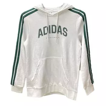 Adidas Спортивная серия Повседневный универсальный худи с длинным рукавом Женский свитшот Белый JV9149 M