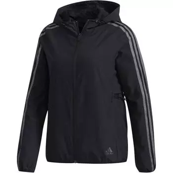 Adidas Спортивная ветровка серии Lifestyle в полоску женская куртка черная DW4562 XS