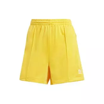 Adidas Спортивные шорты Originals Firebird с тремя полосками и логотипом в стиле пэчворк, женские трусы, желтые IN6288 L