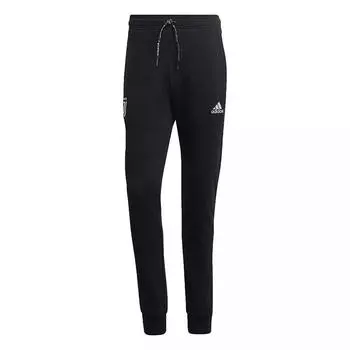 Adidas Спортивные штаны Juve Cny Удобные на шнуровке Однотонные Повседневные Спортивные Длинные Брюки Мужские Брюки Черные FI4886 XL