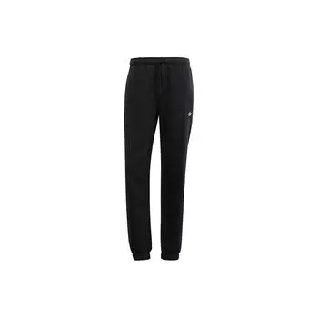 Adidas Спортивные штаны Originals Rekive Sweat Joggers с тремя полосками и логотипом, флисовые, с манжетами на шнурке, трикотажные, мужские, черные HZ0726 S