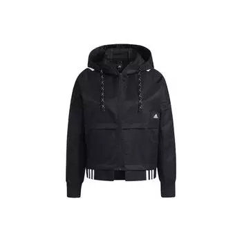Adidas Sports Hooded Jacket Легкая женская куртка Черная GT4404 XL