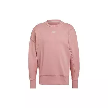 Adidas Спортивный свитер с круглым вырезом, мужской свитер, розовый HB0479 S
