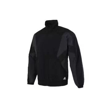 Adidas Sports Running Fitness Training ветрозащитная дышащая куртка мужская верхняя одежда черный HE0587 L