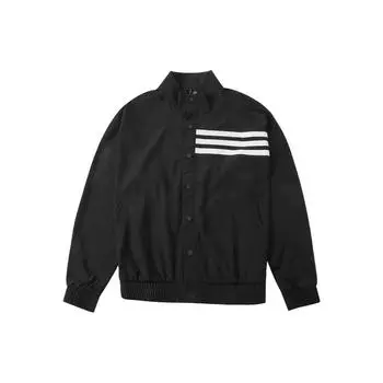 Adidas Ss22 Повседневная спортивная куртка с воротником-стойкой и длинным рукавом Мужская верхняя одежда Черный HF4200 S