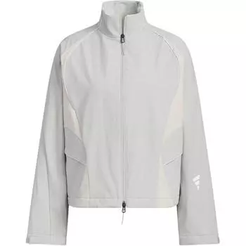 Adidas Ss25 Fos Future Style Тканая Куртка С Воротником-Стойкой Спортивная Повседневная Свободного Кроя Женская Куртка Светло-Голубая JY8060 S