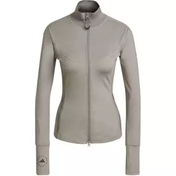 Adidas SS25 Модная Универсальная Дышащая Куртка с Воротником-стойкой Женская Куртка Серая JJ0125 S