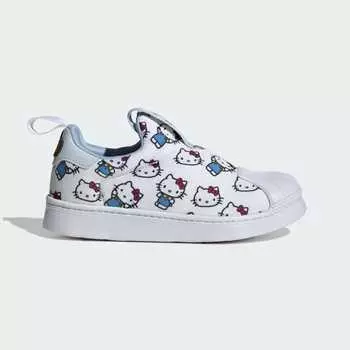 Adidas SST 360 HELLO KITTY KIDS Обувь Белые кроссовки ORIGINALS Kids / Детская обувь IF7020 Белый/Halo Blue/Glow Blue 33.3