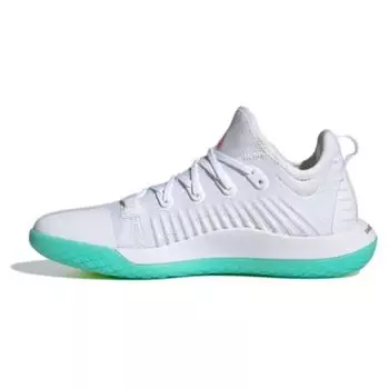 adidas Stabil Next Gen Handball White Silver Aqua Женские кроссовки Cloud-White Silver-Metallic Lucid-Pink IG3402 44