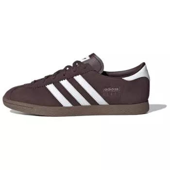 adidas Stadt Бархатисто-коричневые Унисекс Кроссовки Теневой-коричневый Облачно-белый Резина JR9553 41