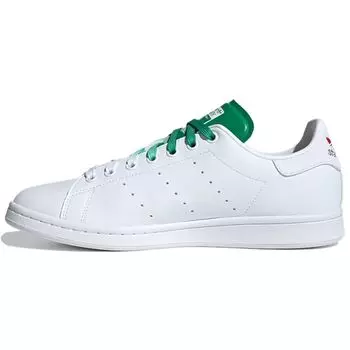 Adidas Stan Smith Бело-зеленые кроссовки унисекс Cloud-White Core-Black FZ1952