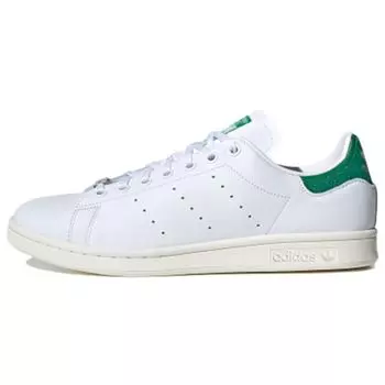 Adidas Stan Smith Cloud Бело-зеленые кроссовки унисекс Off-White FX7482
