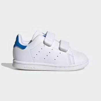 Adidas STAN SMITH COMFORT CLOSURE KIDS Обувь Белые Кроссовки ORIGINALS Kids / Детская Обувь IE8119 Белый/Обувь Белый/Bluebird 21.3