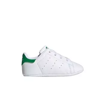 Adidas Stan Smith Crib White Green Детские кроссовки Cloud-White FY7890