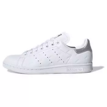 adidas Stan Smith Debossed Logos — Женские кроссовки White Metallic Silver Cloud-White Silver-Metallic EF6854