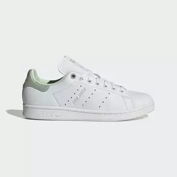 Adidas STAN SMITH Обувь Белые Кроссовки ORIGINALS Унисекс IF6998 Обувь Белый / Лен Зеленый Металлик / Лен Зеленый 37.3