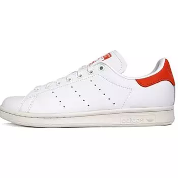 Adidas Stan Smith Оранжевые кроссовки унисекс Белые BD8023