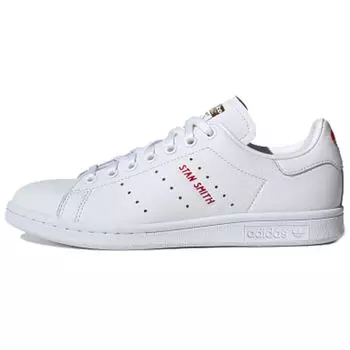 Adidas Stan Smith Valentines Day Женские кроссовки White Cloud-White Scarlet FV8260