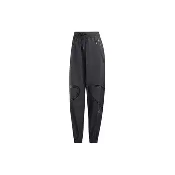 Adidas Stella Mc Cartney зауженные брюки однотонные с карманами на молнии свободные женские брюки черные HR2209 XS
